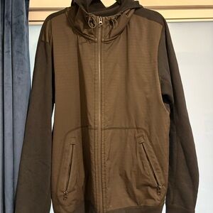 Reigning Champ Hybrid Black Hooded Jacket